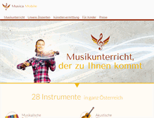 Tablet Screenshot of musica-mobile.at